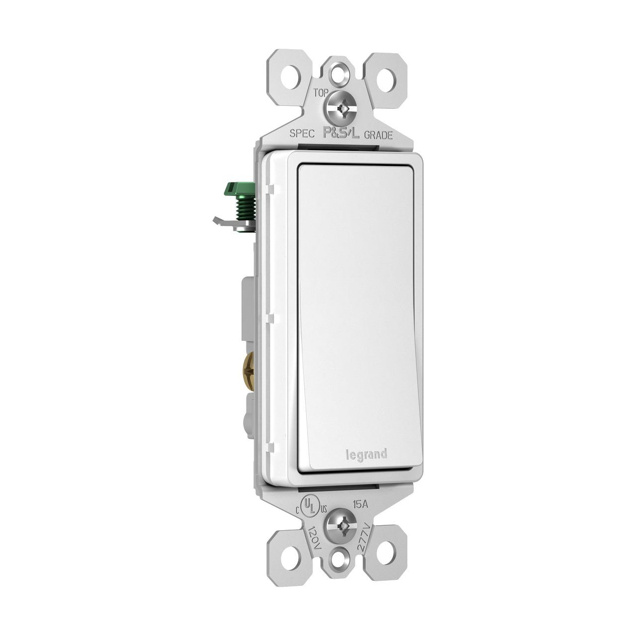 White 15A 3-Way Light Switch - Powers Electric Supply