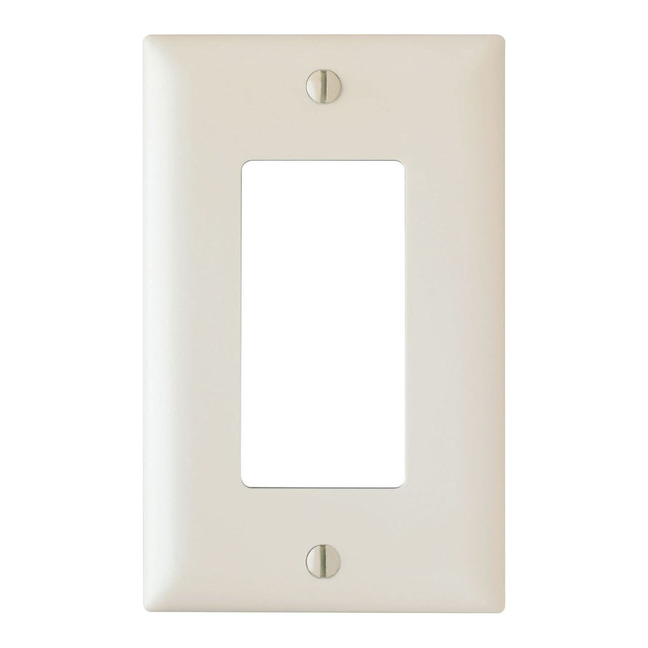 Light Almond Decorator Wall Plate – 1-Gang, Nylon - Powers Electric Supply