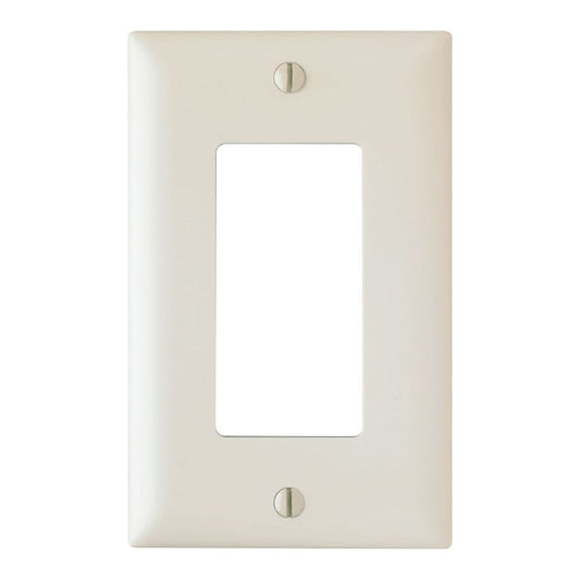 Light Almond Decorator Wall Plate – 1-Gang, Nylon - Powers Electric Supply