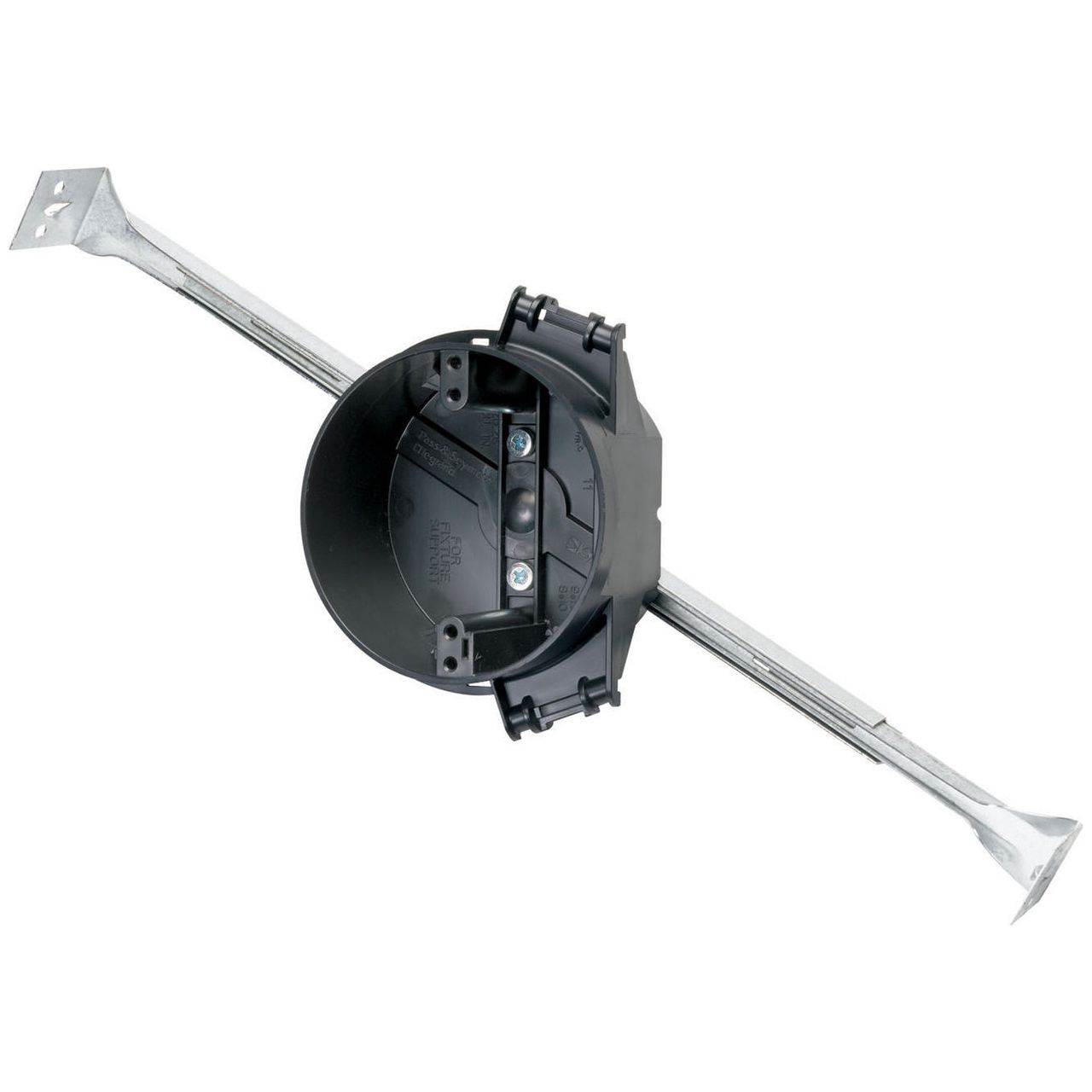 4" Ceiling Box with Adjustable Bar Hanger and Auto/Clamps - Powers Electric Supply