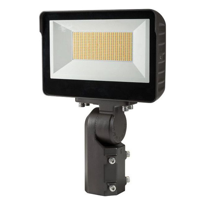 75W LED Flood Light – Color Select, Built-In Photocell, Wide Beam - Powers Electric Supply