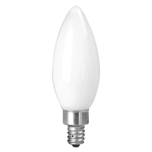 5W LED Candelabra Bulb – 2700K, White, Dimmable - Powers Electric Supply