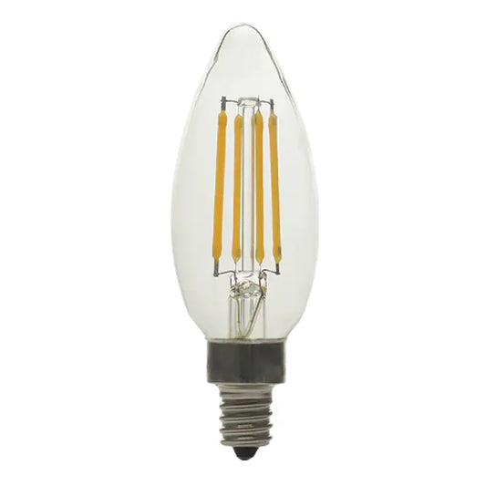 W LED Candelabra Bulb – 3000K, Dimmable - Powers Electric Supply