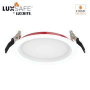 6" Fire-Rated LED Wafer – 5CCT, Round, Baffle Trim - Powers Electric Supply